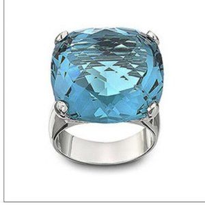 Swarovski Blue Merlin Indicolite Cocktail Ring